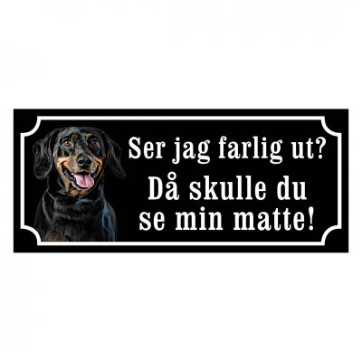 Smålandsstövare - Hundskylt