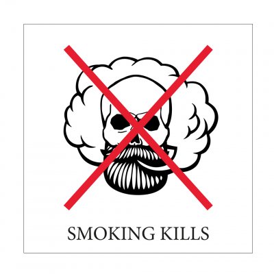 smoking kills vape bolma rökning förbjuden rolig skylt