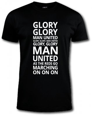 Man united glory glory t-shirt present barnstorlekar sport fotbollströja old trafford the reds manchester