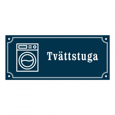 tvättstuga skyltar gammaldags stil emalj