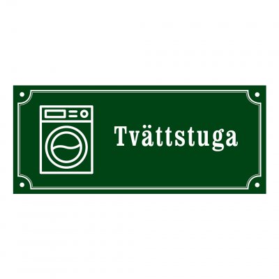 tvättstuga skyltar gammaldags stil emalj