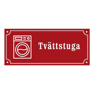 tvättstuga skyltar gammaldags stil emalj