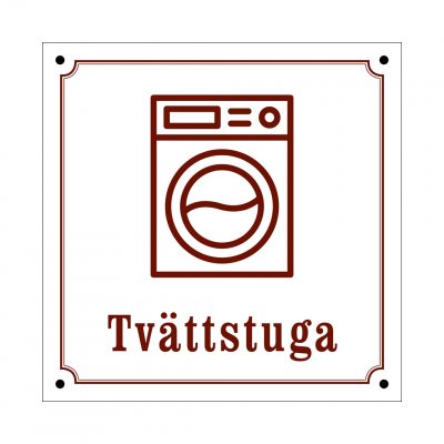 tvättstuga gammaldagsstil emalj