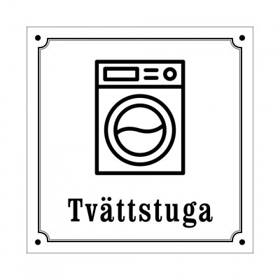 tvättstuga gammaldagsstil emalj