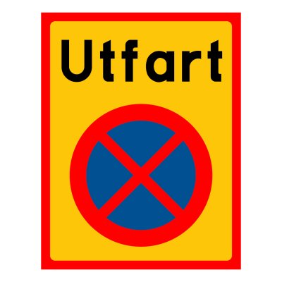 utfart stanna inte här Utfart - parkering förbjuden