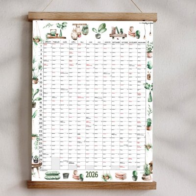 väggkalender 2026 med fina motiv 50x70 vm familjekalender
500x700 mm