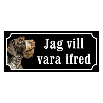 Vorsteh - emaljskylt