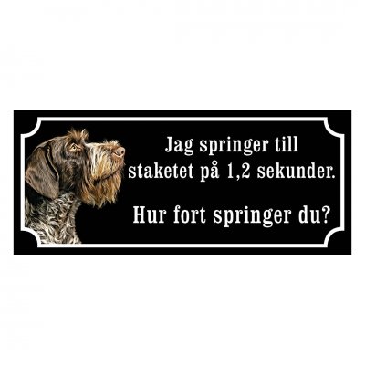 Vorsteh - emaljskylt