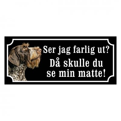 Vorsteh - emaljskylt